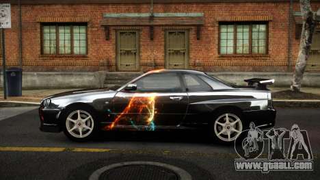 Nissan Skyline R34 Sahunlia S9 for GTA 4
