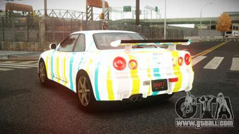 Nissan Skyline R34 Zoelly S3 for GTA 4