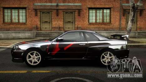 Nissan Skyline R34 Sahunlia S14 for GTA 4