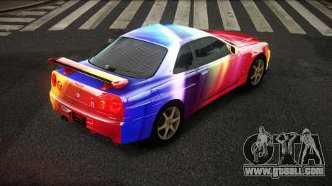 Nissan Skyline R34 Zoelly S4 for GTA 4