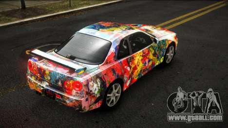 Nissan Skyline R34 Sahunlia S7 for GTA 4