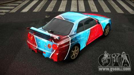 Nissan Skyline R34 Zoelly S10 for GTA 4