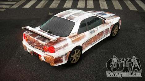 Nissan Skyline R34 Zoelly S14 for GTA 4