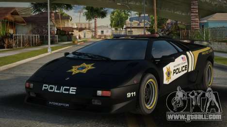 Lamborghini Diablo Police SA for GTA San Andreas