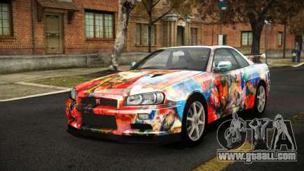 Nissan Skyline R34 Sahunlia S7 for GTA 4