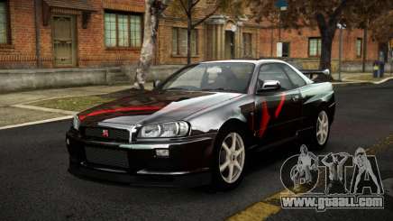 Nissan Skyline R34 Sahunlia S14 for GTA 4