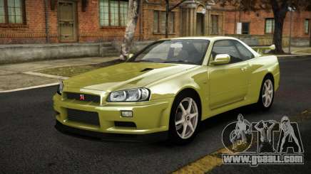 Nissan Skyline R34 Sahunlia for GTA 4
