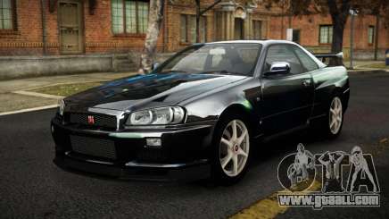 Nissan Skyline R34 Sahunlia S10 for GTA 4