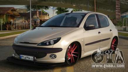 Peugeot 206 Lyjais for GTA San Andreas