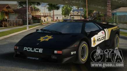 Lamborghini Diablo Police SA for GTA San Andreas