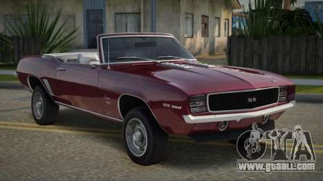 1969 Chevrolet Camaro SS 350 Convertible for GTA San Andreas