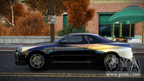 Nissan Skyline R34 Bridy S6 for GTA 4