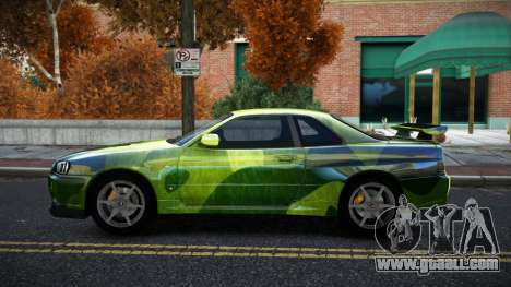 Nissan Skyline R34 Bridy S5 for GTA 4
