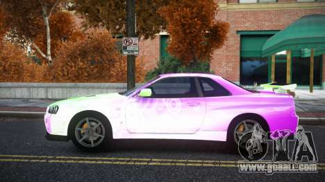 Nissan Skyline R34 Bridy S13 for GTA 4