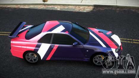 Nissan Skyline R34 Bridy S9 for GTA 4