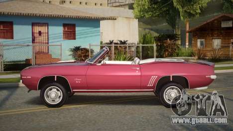 1969 Chevrolet Camaro SS 350 Convertible for GTA San Andreas
