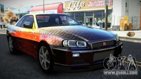 Nissan Skyline R34 Bridy S1 for GTA 4