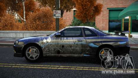 Nissan Skyline R34 Bridy S7 for GTA 4