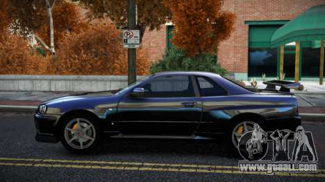 Nissan Skyline R34 Bridy S14 for GTA 4