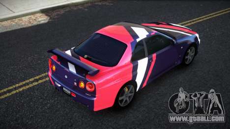 Nissan Skyline R34 Bridy S9 for GTA 4