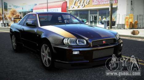 Nissan Skyline R34 Bridy S6 for GTA 4