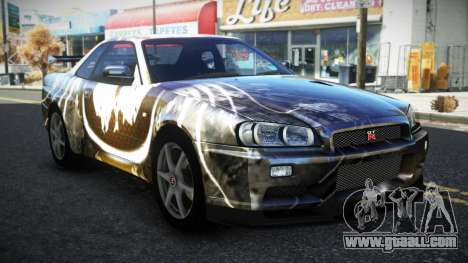 Nissan Skyline R34 Bridy S7 for GTA 4
