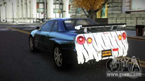 Nissan Skyline R34 Terjam S3 for GTA 4