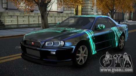 Nissan Skyline R34 Terjam S1 for GTA 4