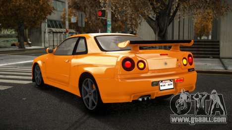 Nissan Skyline R34 Wovjo for GTA 4