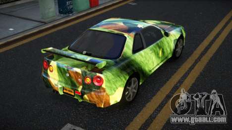 Nissan Skyline R34 Terjam S9 for GTA 4