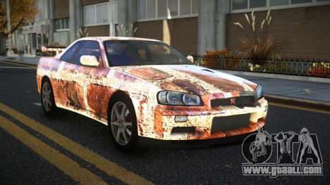 Nissan Skyline R34 Terjam S6 for GTA 4