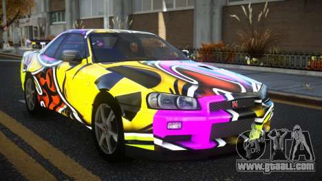 Nissan Skyline R34 Terjam S10 for GTA 4