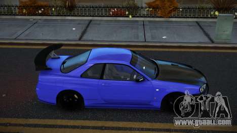 Nissan Skyline R34 Aniz for GTA 4