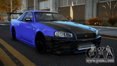 Nissan Skyline R34 Aniz for GTA 4