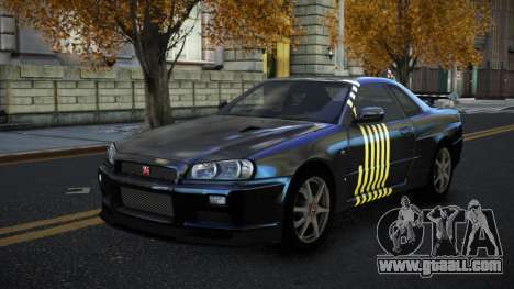 Nissan Skyline R34 Terjam S2 for GTA 4