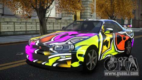 Nissan Skyline R34 Terjam S10 for GTA 4