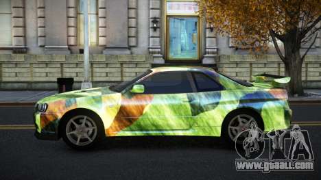 Nissan Skyline R34 Terjam S9 for GTA 4