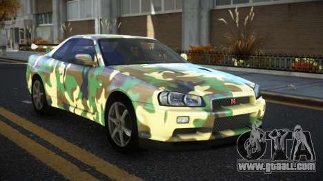 Nissan Skyline R34 Terjam S12 for GTA 4