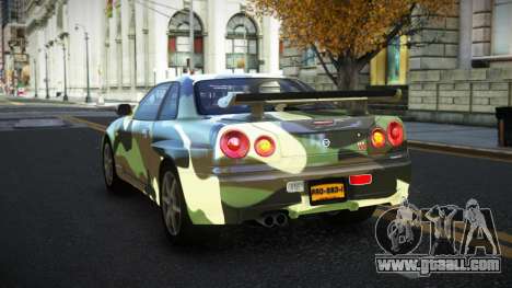 Nissan Skyline R34 Terjam S11 for GTA 4