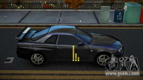 Nissan Skyline R34 Terjam S2 for GTA 4