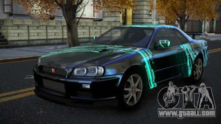 Nissan Skyline R34 Terjam S1 for GTA 4