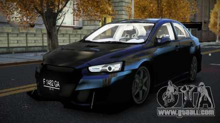 Mitsubishi Lancer Evolution X Xacam for GTA 4