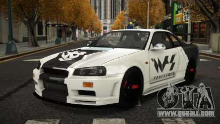 Nissan Skyline R34 Puzuvu for GTA 4