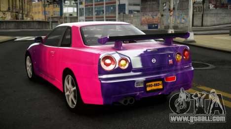Nissan Skyline R34 Nalyntiny S8 for GTA 4