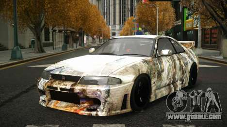 Nissan Skyline R33 Akayen S13 for GTA 4