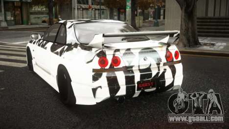 Nissan Skyline R33 Akayen S4 for GTA 4