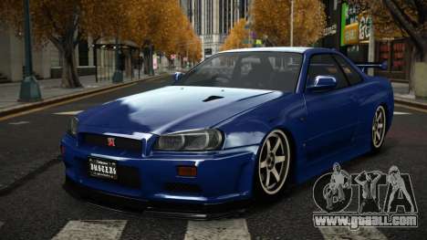 Nissan Skyline R34 Pogyib for GTA 4