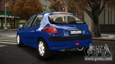 Peugeot 206 Hazopoj for GTA 4
