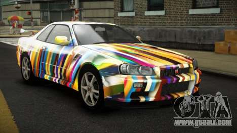 Nissan Skyline R34 Nalyntiny S12 for GTA 4