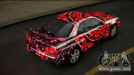 Nissan Skyline R34 Nalyntiny S14 for GTA 4